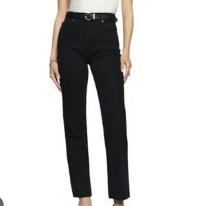 Reformation Jeans Seattle black high rise jeans
